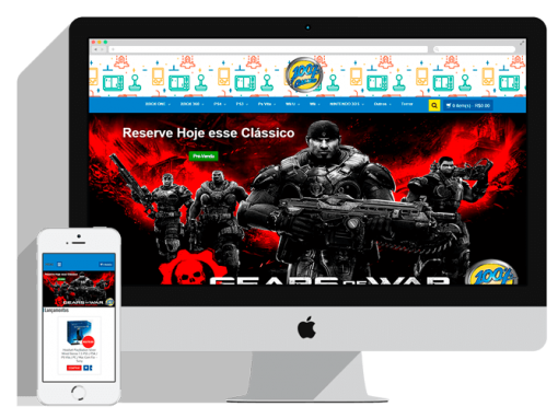 E-Commerce da 100% Games & informática