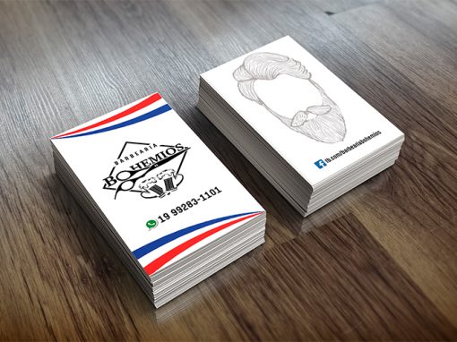 Identidade visual Barbearia Bohemios