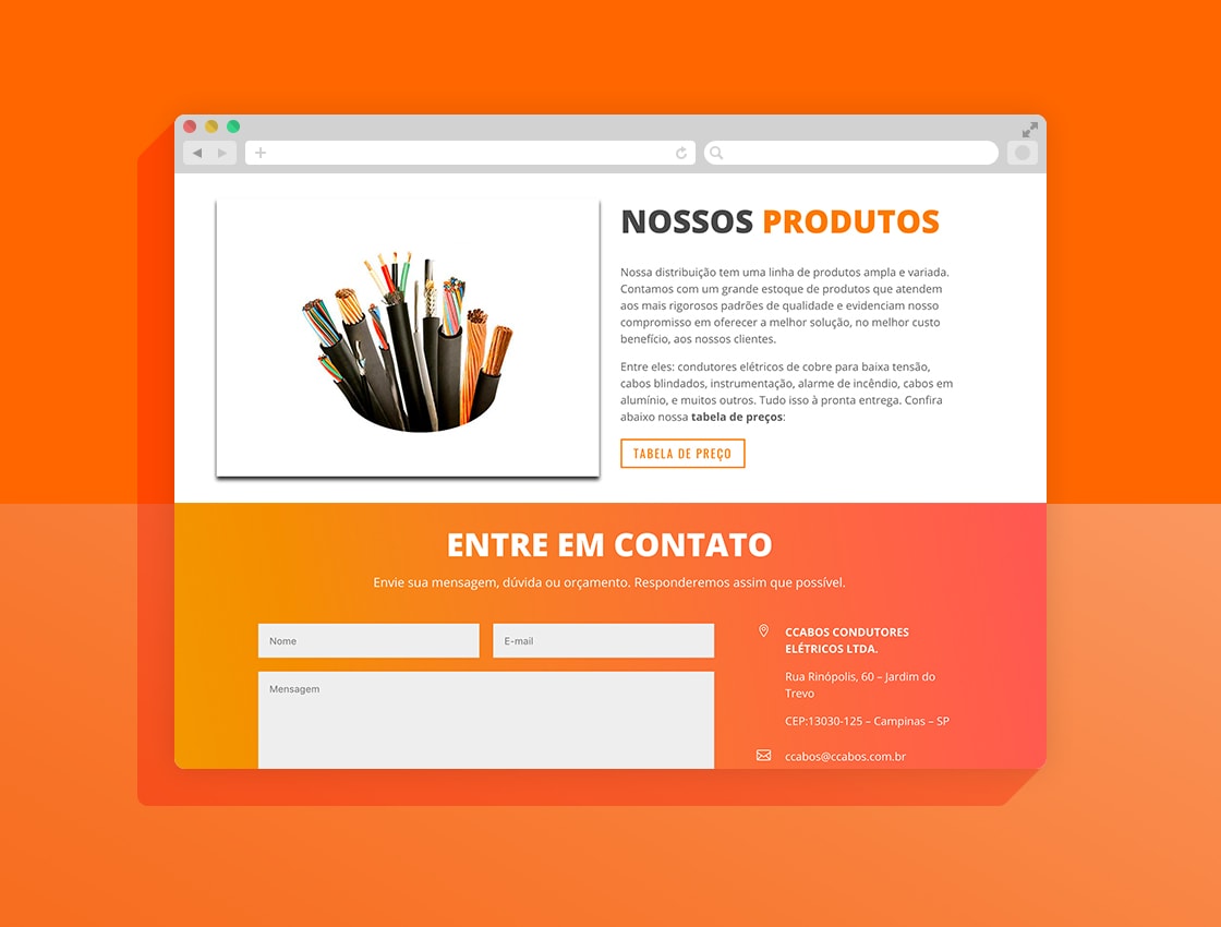 Nossos produtos ccabos condutores elétricos Nossos produtos ccabos condutores elétricos